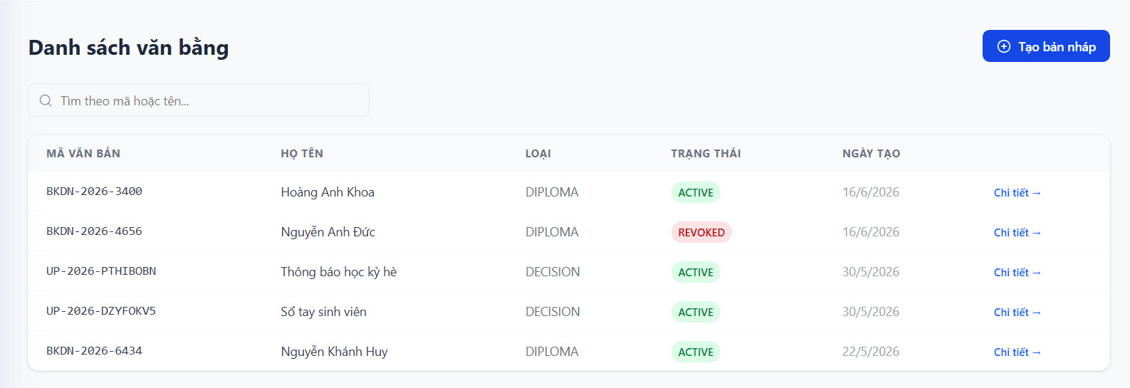 Centralized Diploma Registry & Verification Audit Ledger