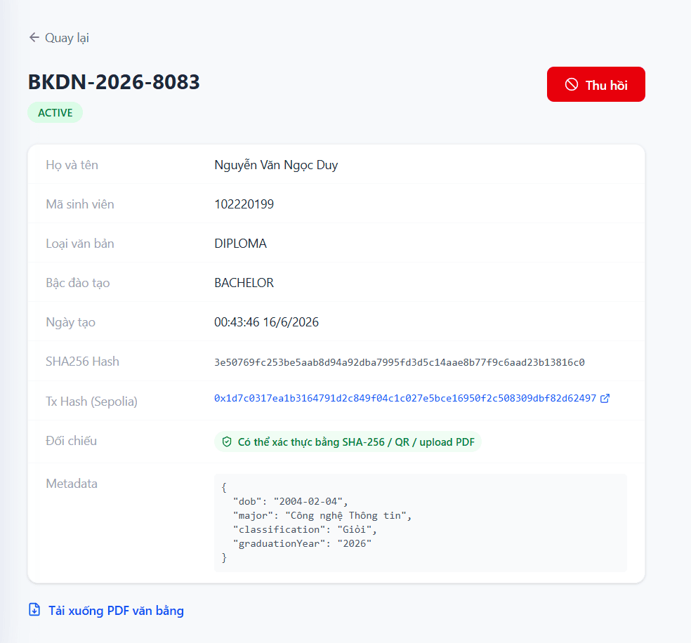 Post-Issuance Final State: Cryptographic On-Chain Immutability Seal